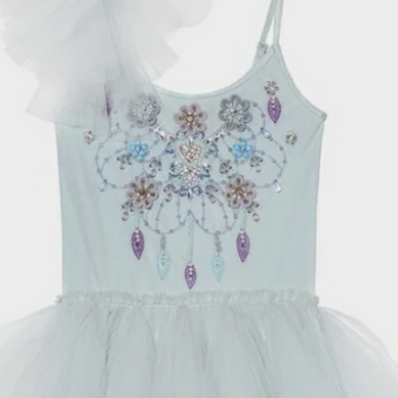 TTDM tutu du monde tulle ruffle long dress 8 9 10 11 - Picture 4 of 6